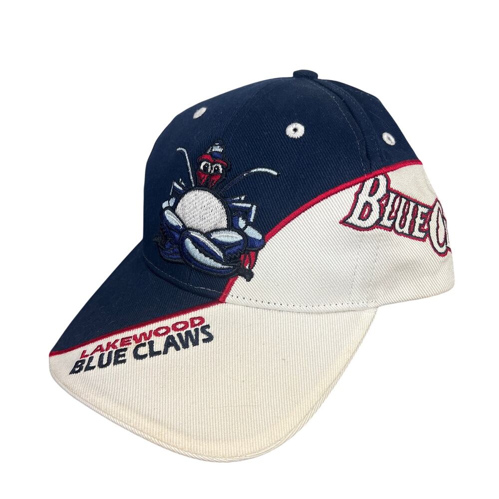 MiLB Mens OS Sportswear Streetwear Retro Lakewood BlueClaws Baseball Hat Cap